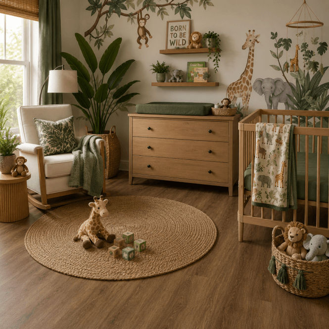 Abingdon Flooring  Eminence Dryback Antique Walnut