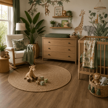Abingdon Flooring Eminence Dryback Antique Walnut