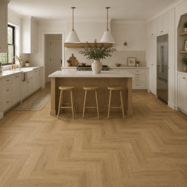 Aspire Herringbone Classical Oak 07 Balta