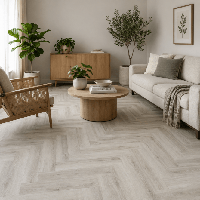 Balta Aspire Herringbone Dryback Bleached Oak 02 