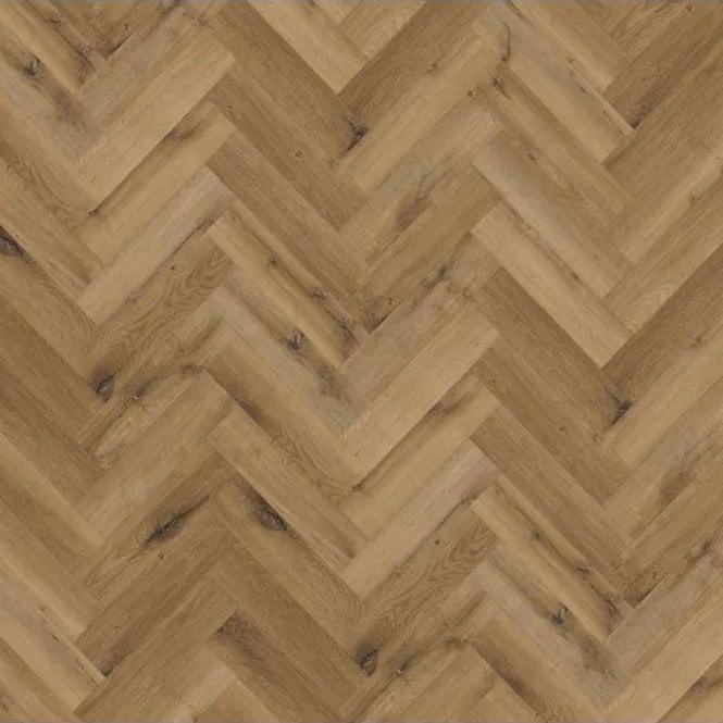 Evergreen Floors Ferrano LVT Fascino Herringbone Rustic Umber 