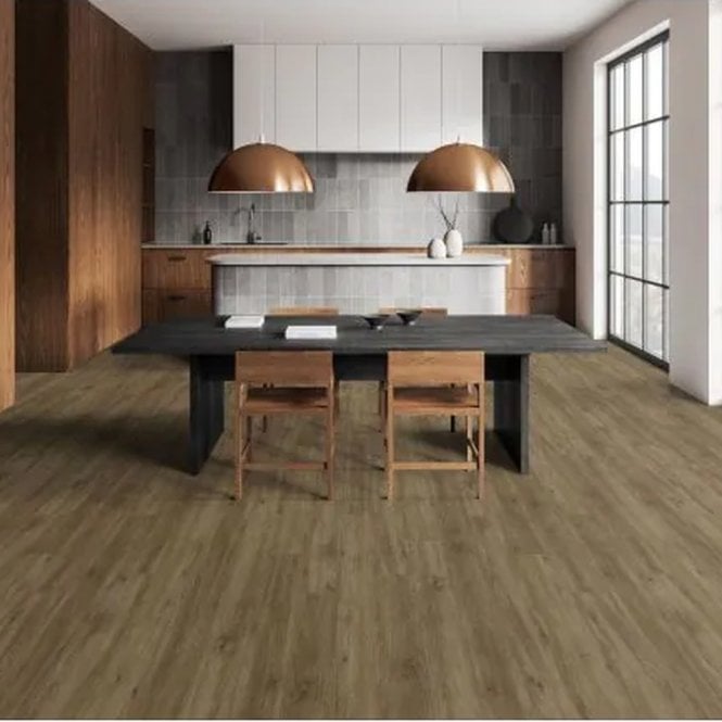 Evergreen Floors Ferrano LVT Fascino Plank Aged Burl 