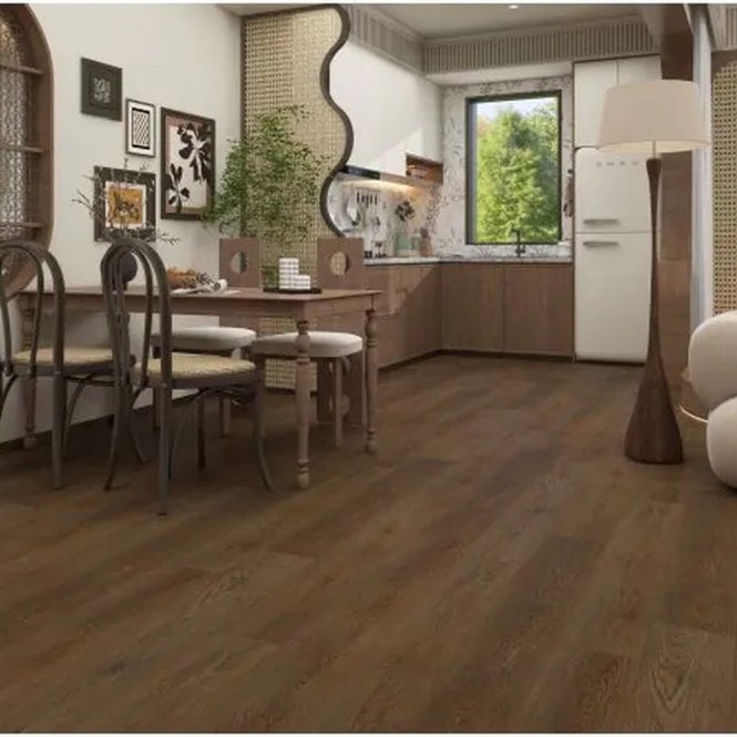 Evergreen Floors Ferrano LVT Opulenza Plank Bark Oak 