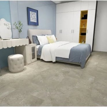 Ferrano LVT Palazzo Tile Travertino Chiaro Evergreen Floors