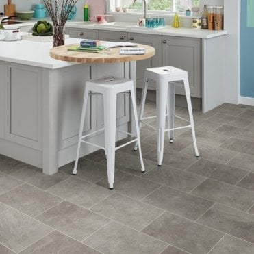 Grey Riven Slate ST16 Knight Tile