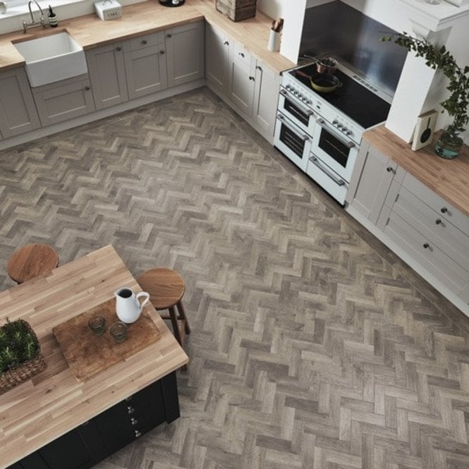 Karndean Design Flooring Storm Oak Parquet AP07 Art Select