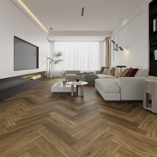 Kellars Alva Herringbone English Oak