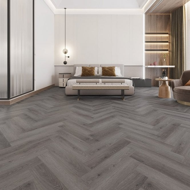 Kellars Alva Herringbone Hickory Grey Oak