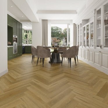 Alva Herringbone Natural Oak