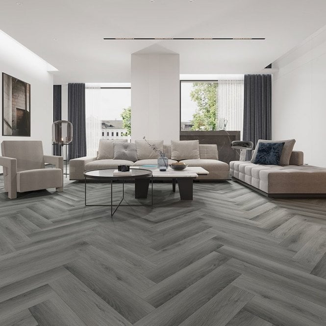 Kellars Alva Herringbone Yosemite Dark Oak