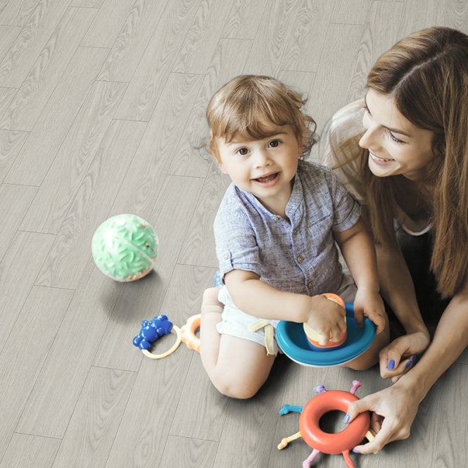 Luvanto Lakeside Ash -  Click+ Luxury Vinyl Tiles | QAF-LKP-05