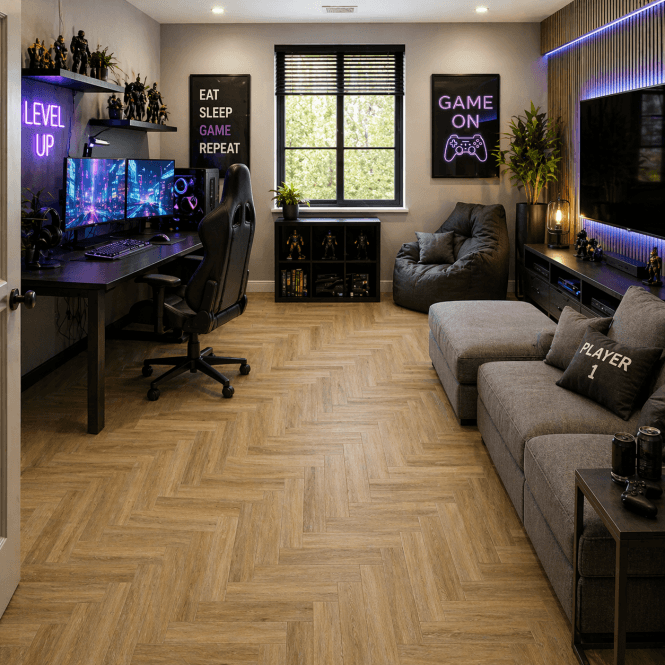 Abingdon Flooring Mosaic Dryback Chestnut 