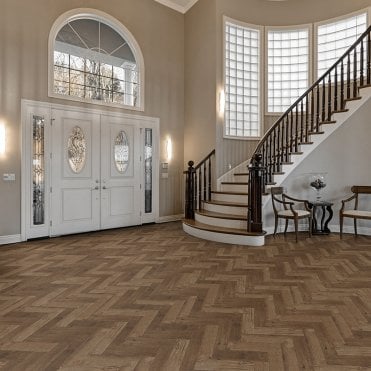 Priory Oak Herringbone - Luvanto Luxury Vinyl Tiles | QAF-DES-03