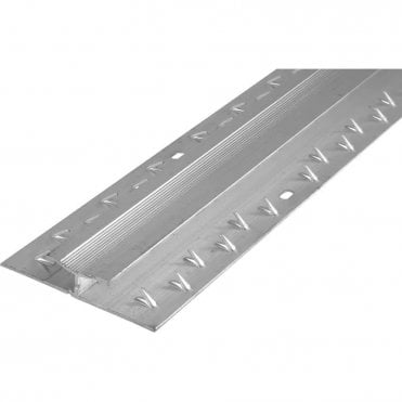 Silver Door Plate 900mm 'Double' (Carpet to Carpet)