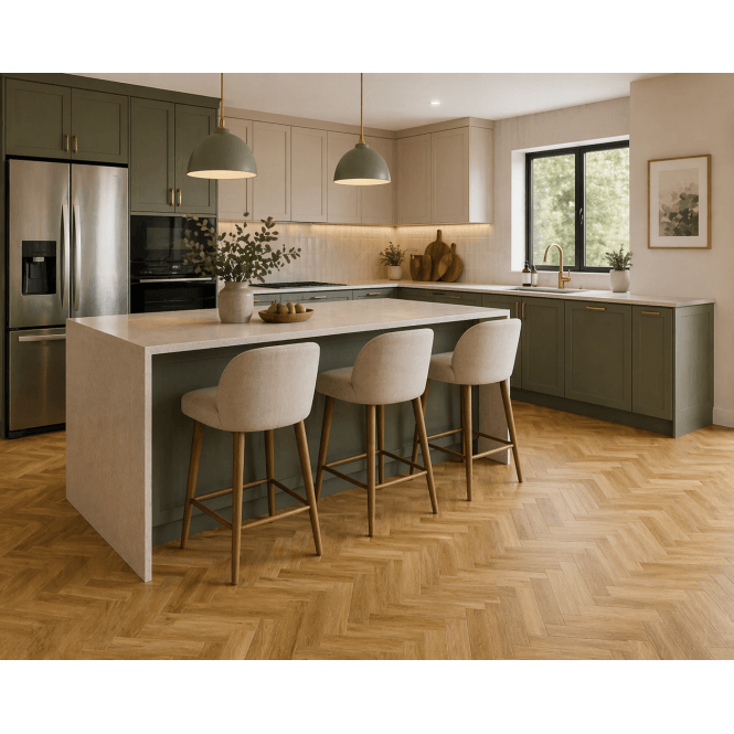 Abingdon Flooring Tapestry Dryback Brushed Oak 